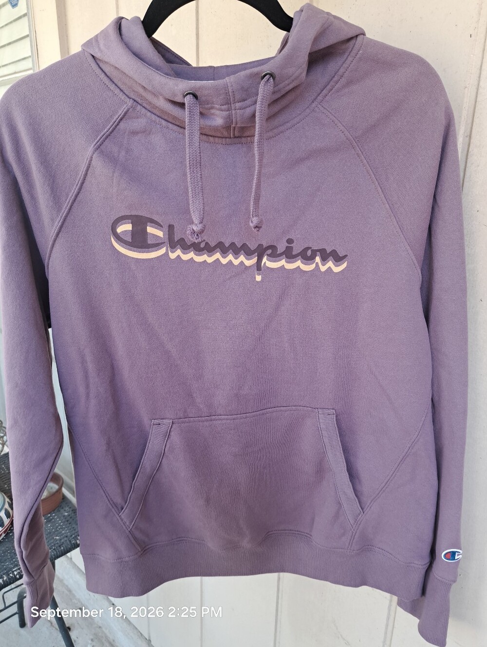 Champion Lavender Pullover Cowl Hoodie